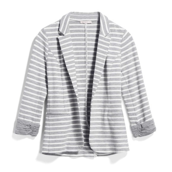 Skies Are Blue Jackets & Blazers - Skies are Blue Asa Ponte Blazer Light Grey